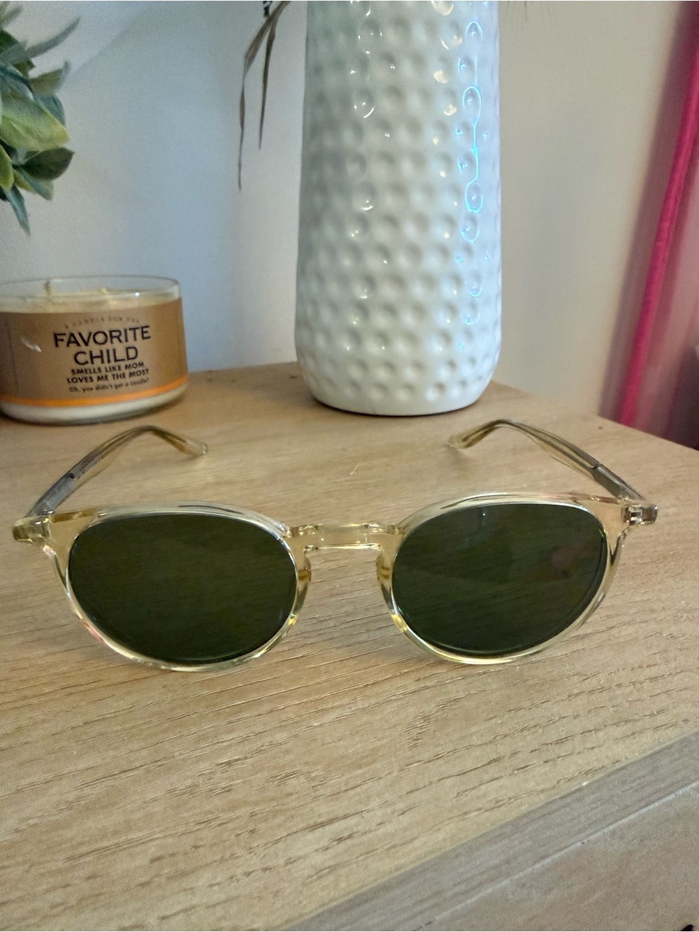 Barton Perreira Norton Clear Frame Sunglasses